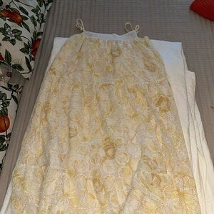 Tiered ankle length dress